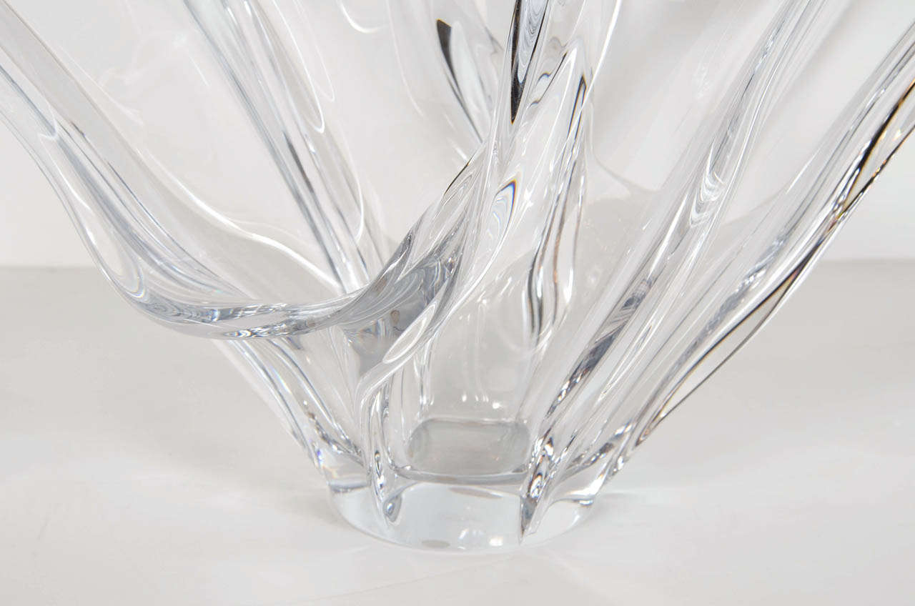 Mid-Century Modern Gorgeous Mid-Century Crystal Splash Bowl by Art Verrier