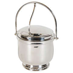 Art Deco Silver-plated Ice Bucket Art Deco Silver-plated Ice Bucket