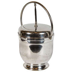 Luxe Art Deco Ice Bucket Fitted with Bar Accessories