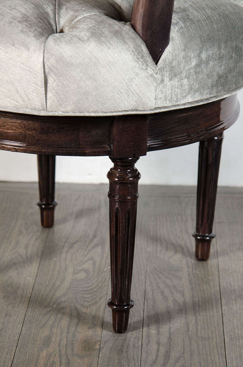 Mid-Century Modernist Woven Knot Design Swivel Chair / Stool 1