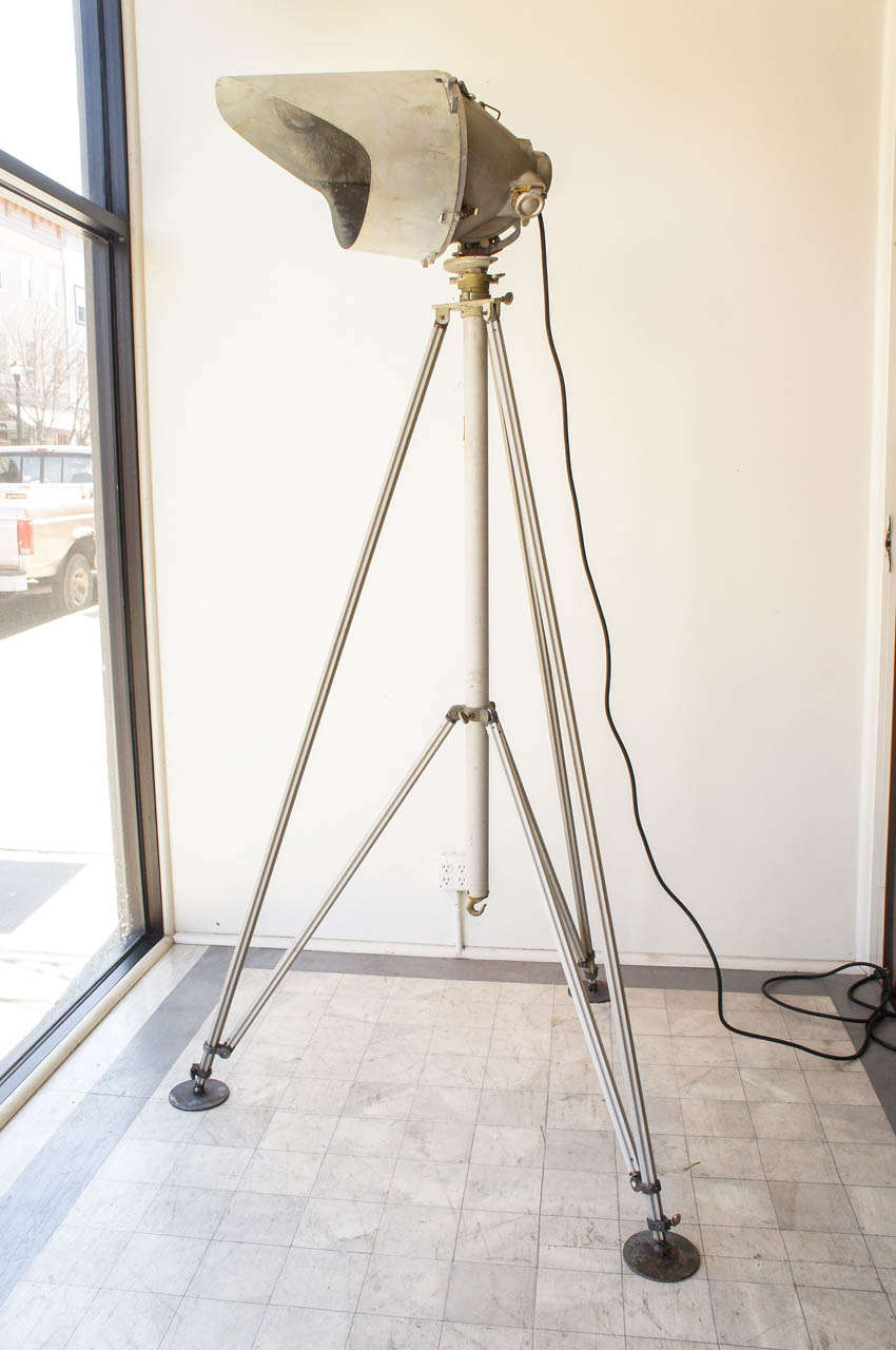 Hooded Spotlights on Stand