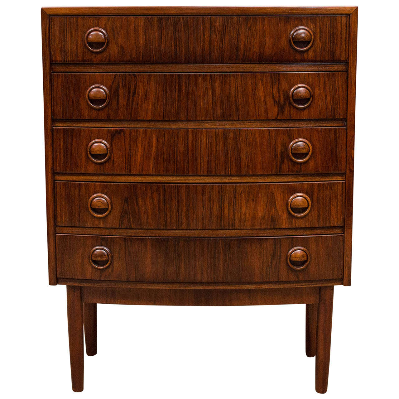 Danish Rosewood Chest at 1stdibs