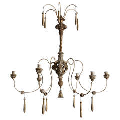 Spider Chandelier Made with Antique Italian Parts
