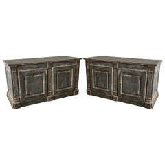 19th Century French Painted Buffet