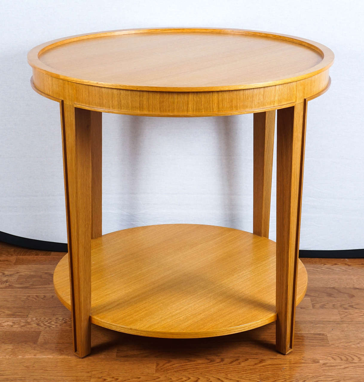 Custom Round Oak Table