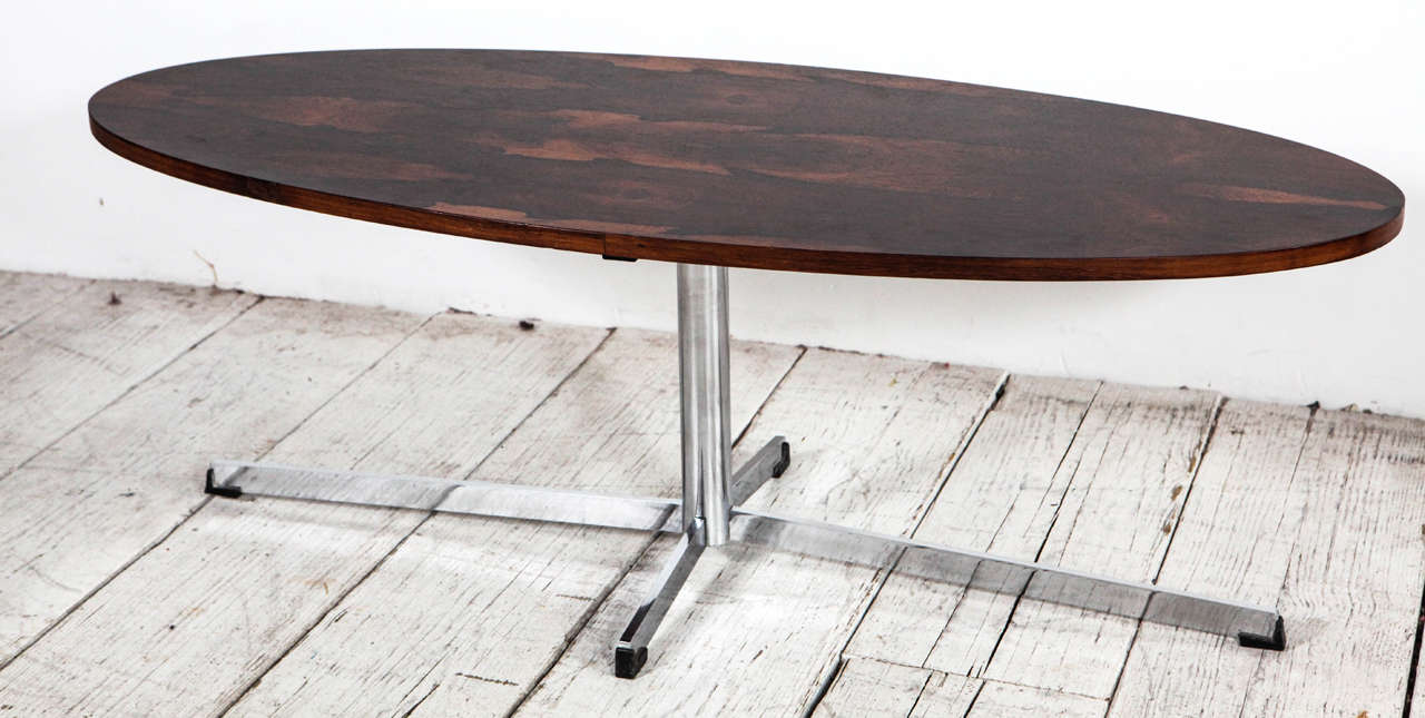 Mid Century Oval Coffee Table In The Style Of Florence Mid Century Oval Coffee Table In The Style Of Florence