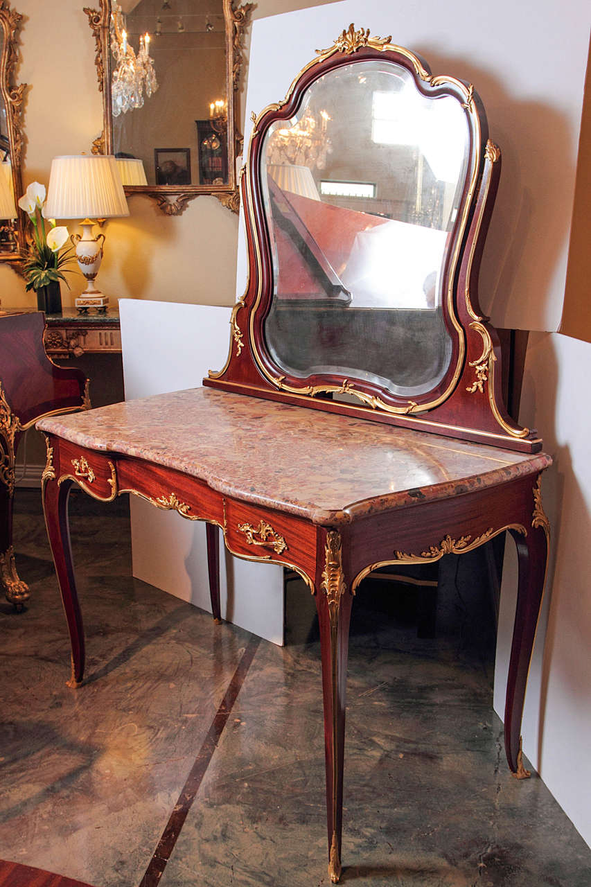 19th Century Signed F. Linke French Dressing Table For Sale 5
