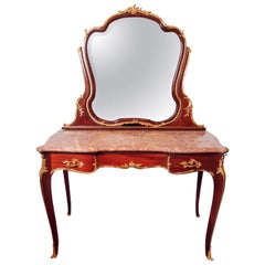 19th Century Signed F. Linke French Dressing Table