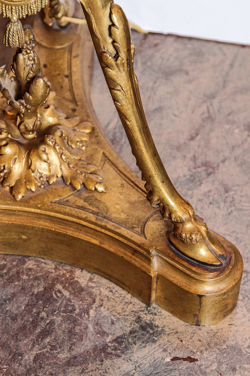 19th Century Fine Louis XVI Gilt Bronze Torchiere Floor Lamp 5