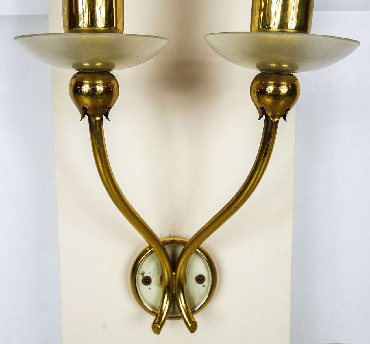 Mid-20th Century Pair of Arredoluce Wall Lights by Angelo Lelli, Italy, 1954