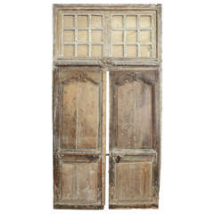 Pair of 18th Century Doors with Transom 4