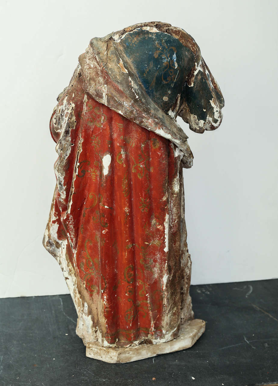 Polychromed 18th Century Religious Statue from Italy