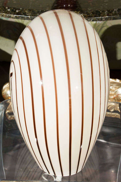 Modernist Vistosi Glass Table Lamp 1