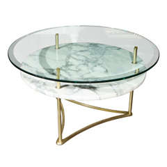 Italian Brass and Marble Table