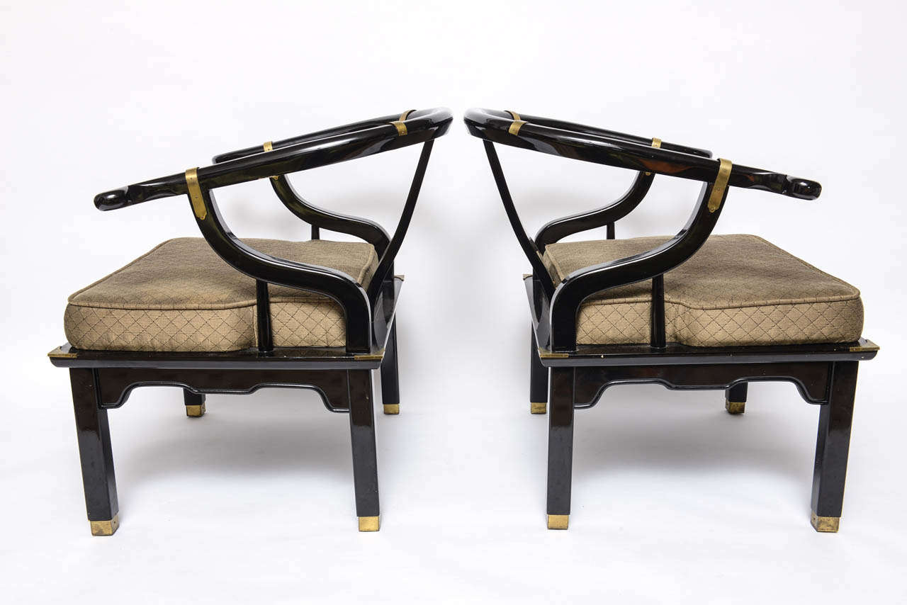 American Chinese modern style pair of Chairs