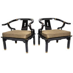 Chinese modern style pair of Chairs