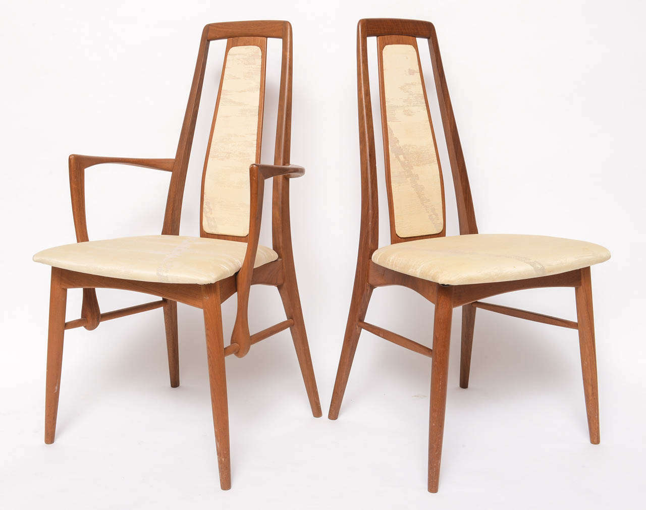 Mid-20th Century Koefoeds Danish Teak MCM Dining Table with Eight Chairs