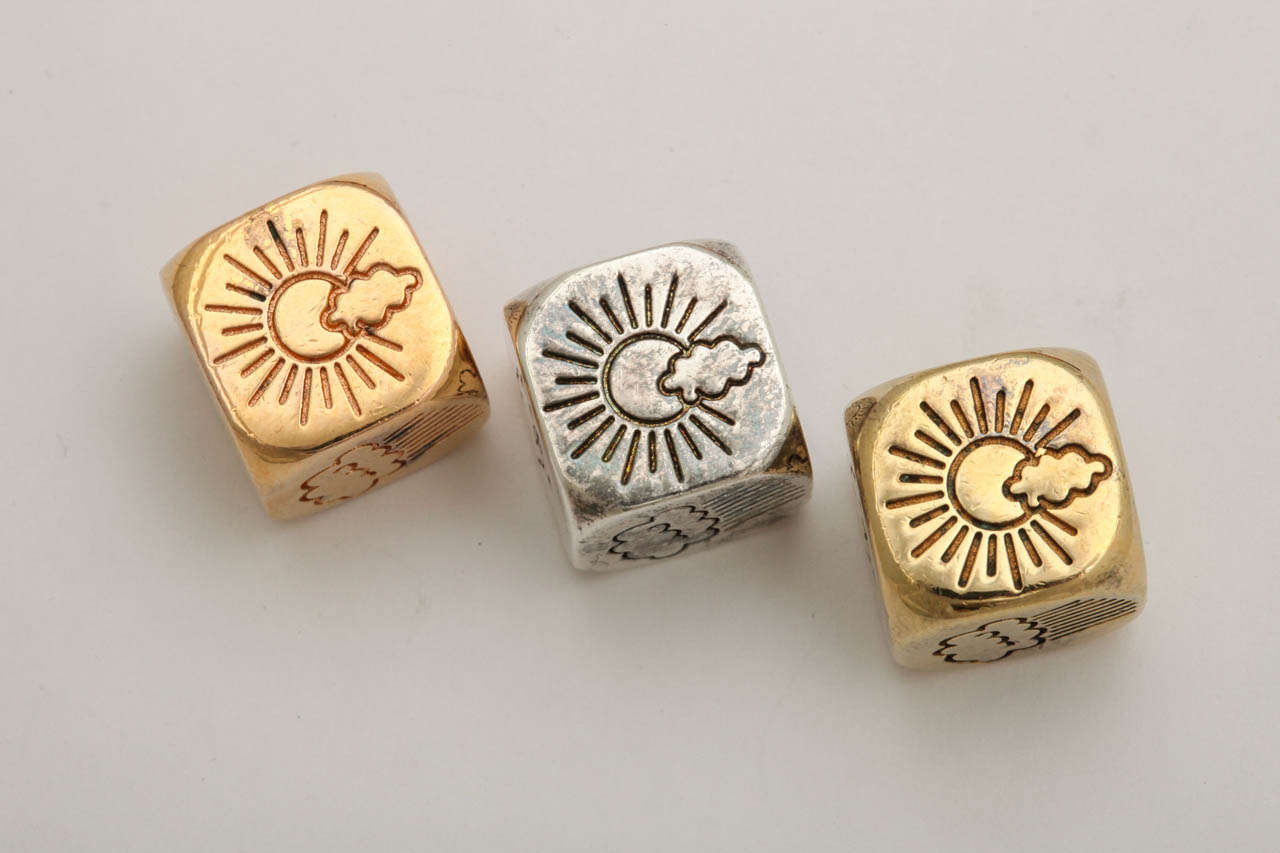 Hermes Weather Dice for Money Health and Love In Excellent Condition In New York, NY