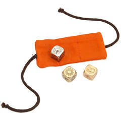 Retro Hermes Weather Dice for Money Health and Love