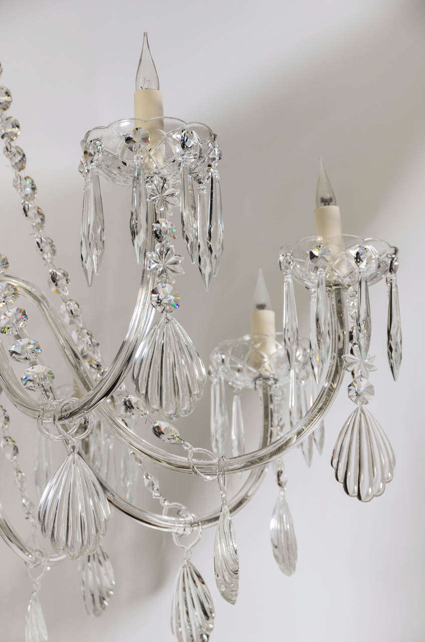Spectacular Crystal Chandelier In Excellent Condition For Sale In Saint-Ouen, FR