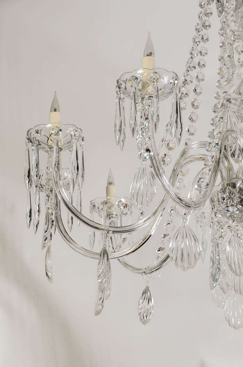 20th Century Spectacular Crystal Chandelier For Sale