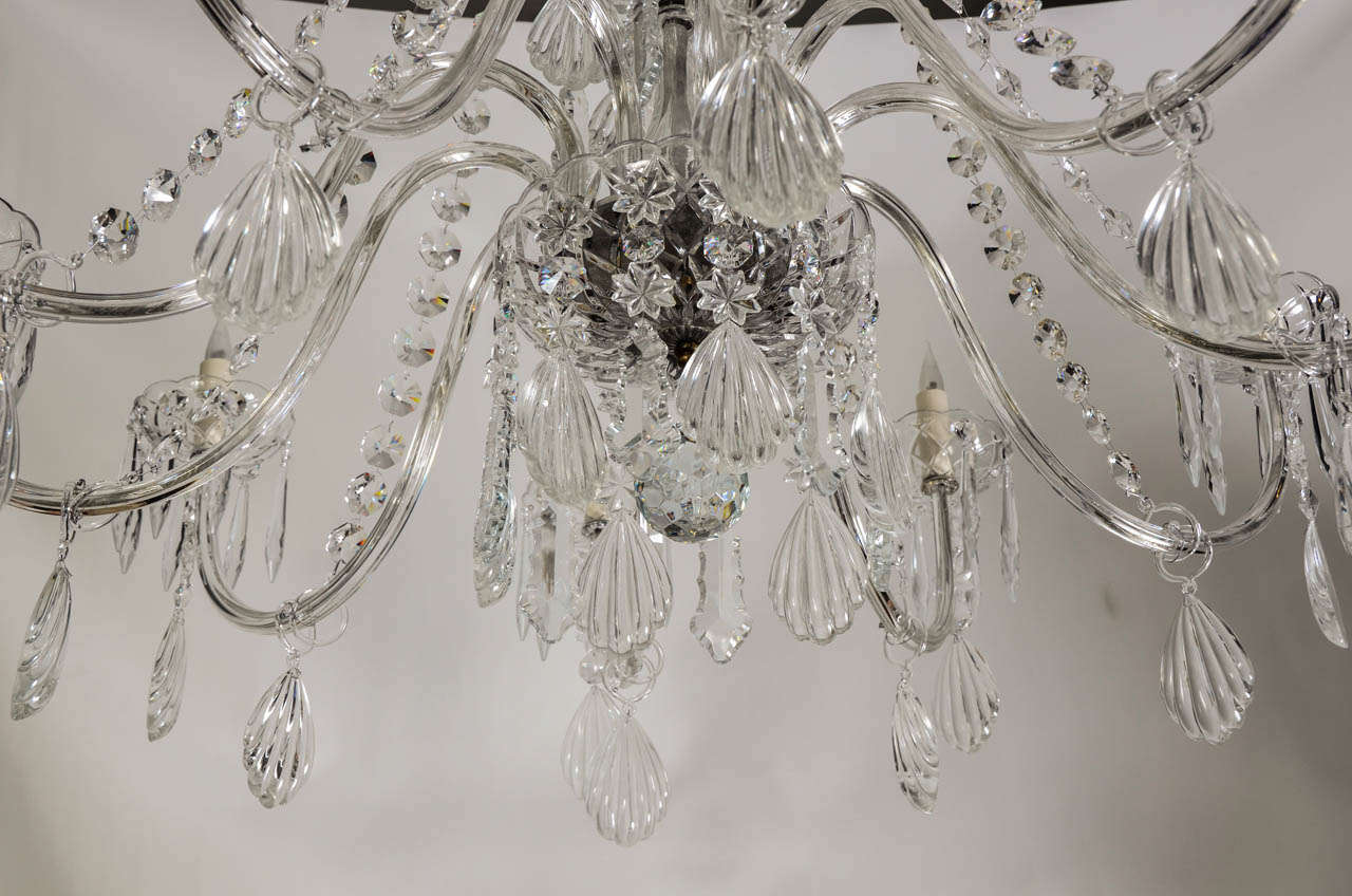 Spectaculaire lustre en cristal en vente 1