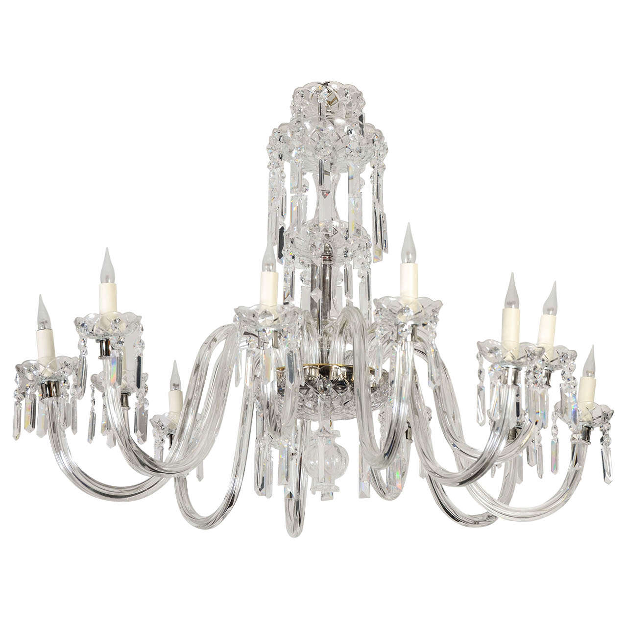 Spectacular Crystal Chandelier For Sale at 1stDibs