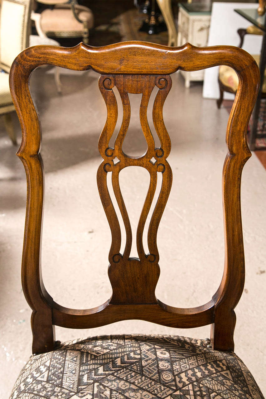 cabriole leg dining chairs