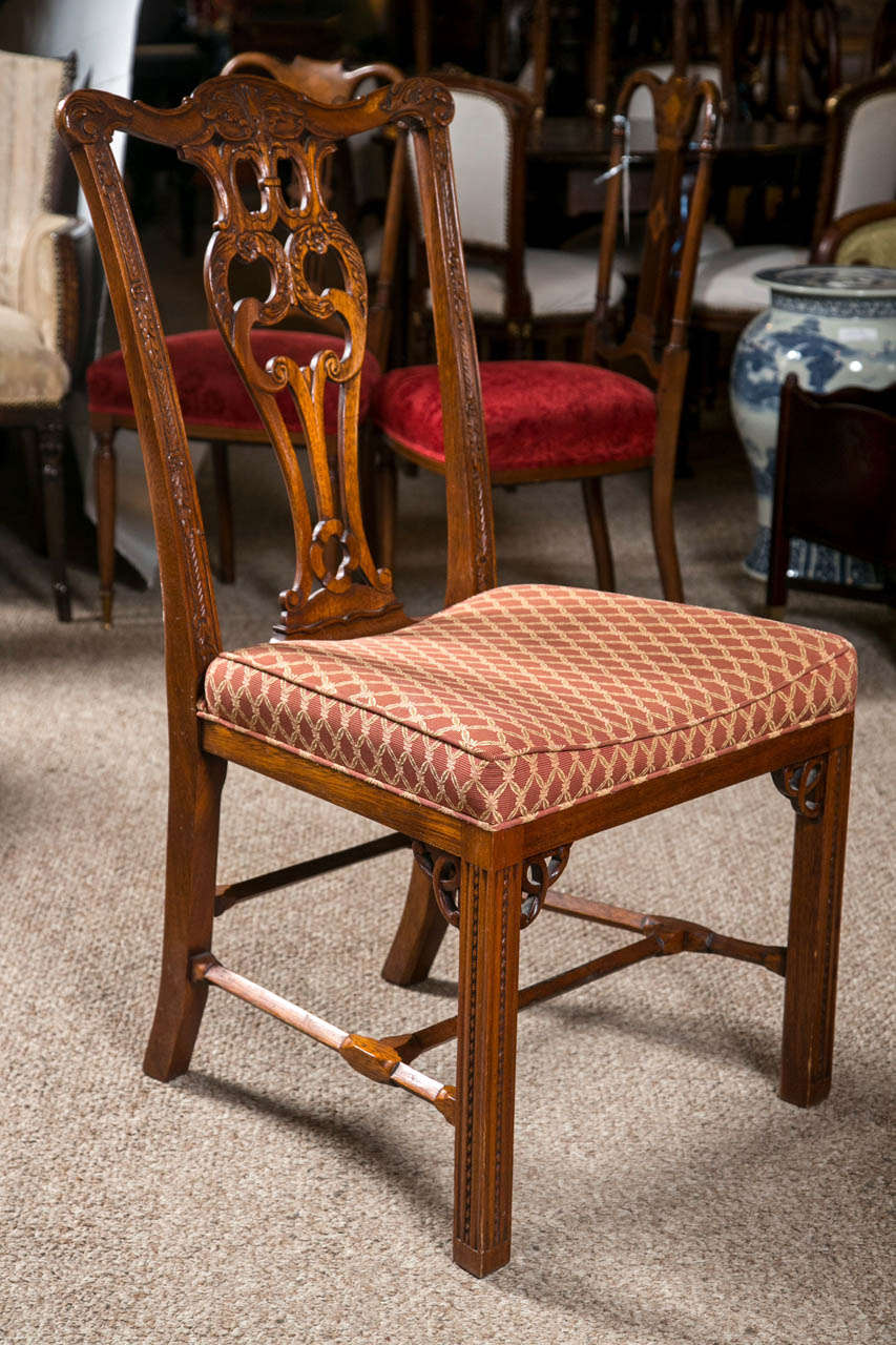 Mid-20th Century Set of Ten John Widdicomb Dining Chairs