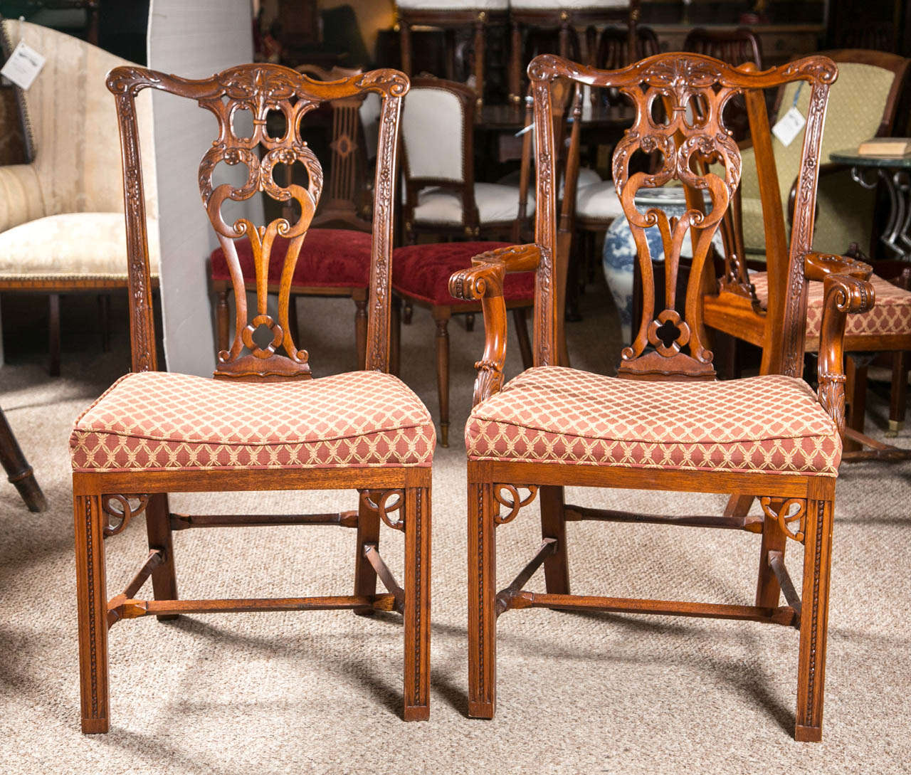 Set of Ten John Widdicomb Dining Chairs 4