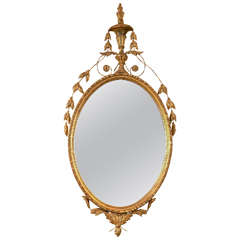 Adams Style Oval Mirror