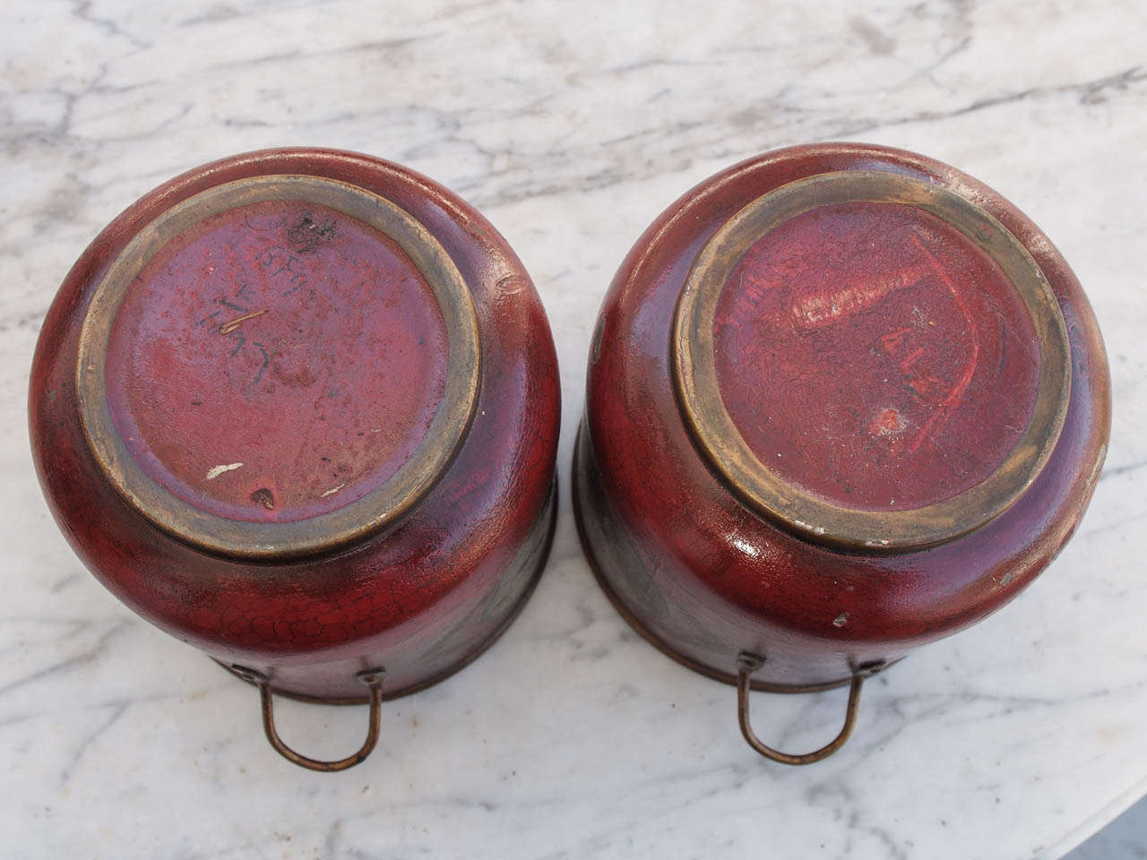 Pair of 19th Century Tole Wine Coolers For Sale 3