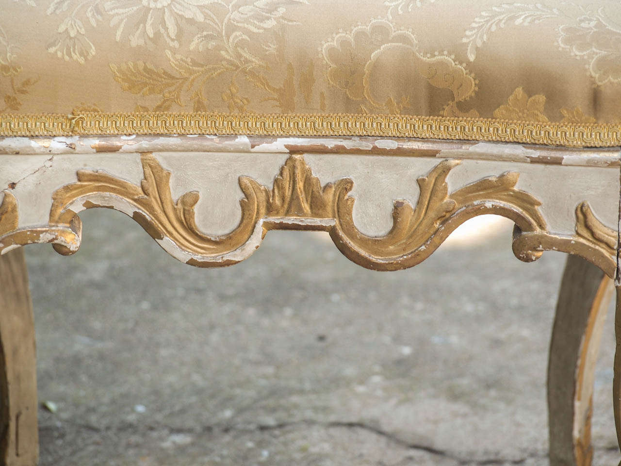 hand painted console table