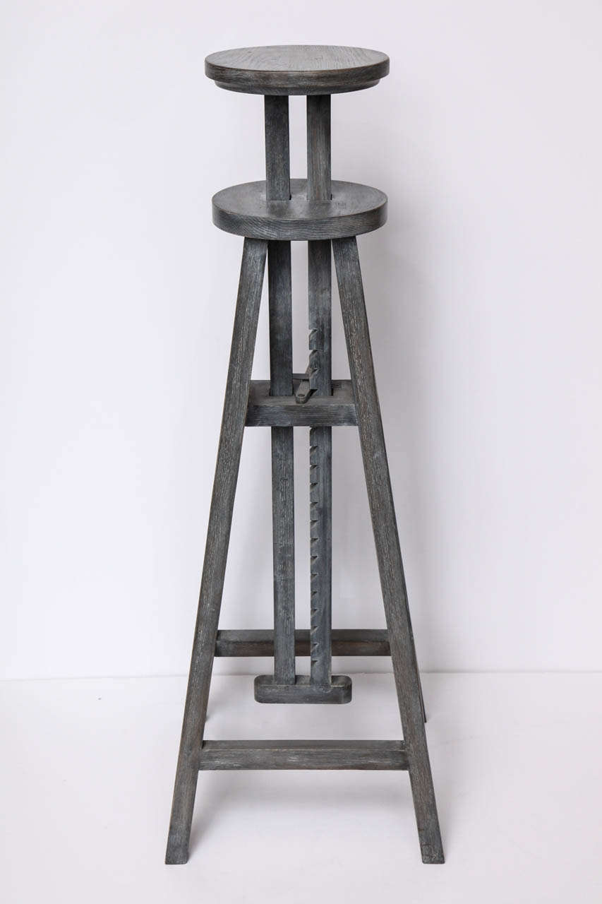 Adjustable Height Contemporary Sculpture Stand For Sale at 1stDibs