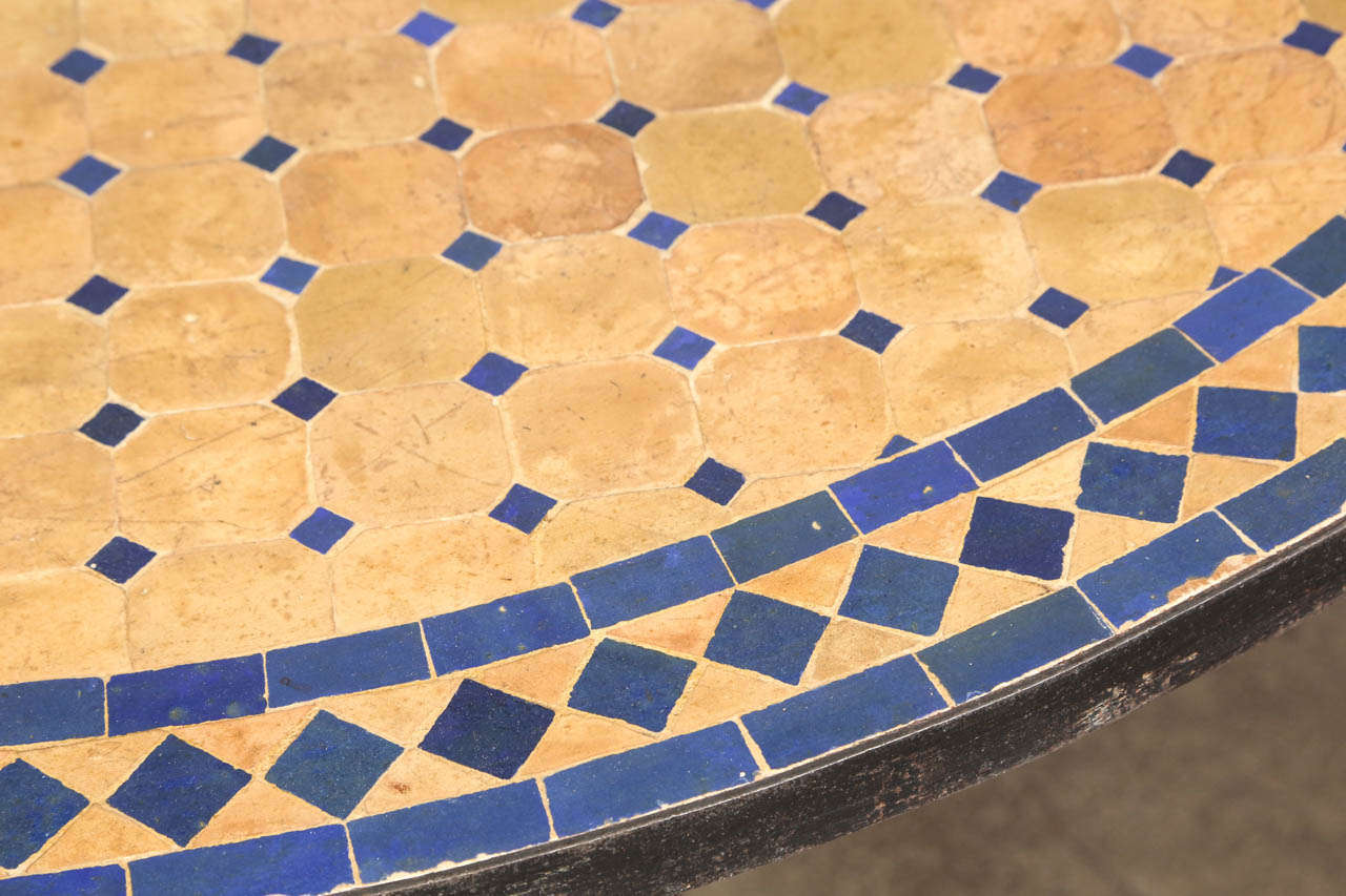 Moorish Outdoor Mosaic Tile Table