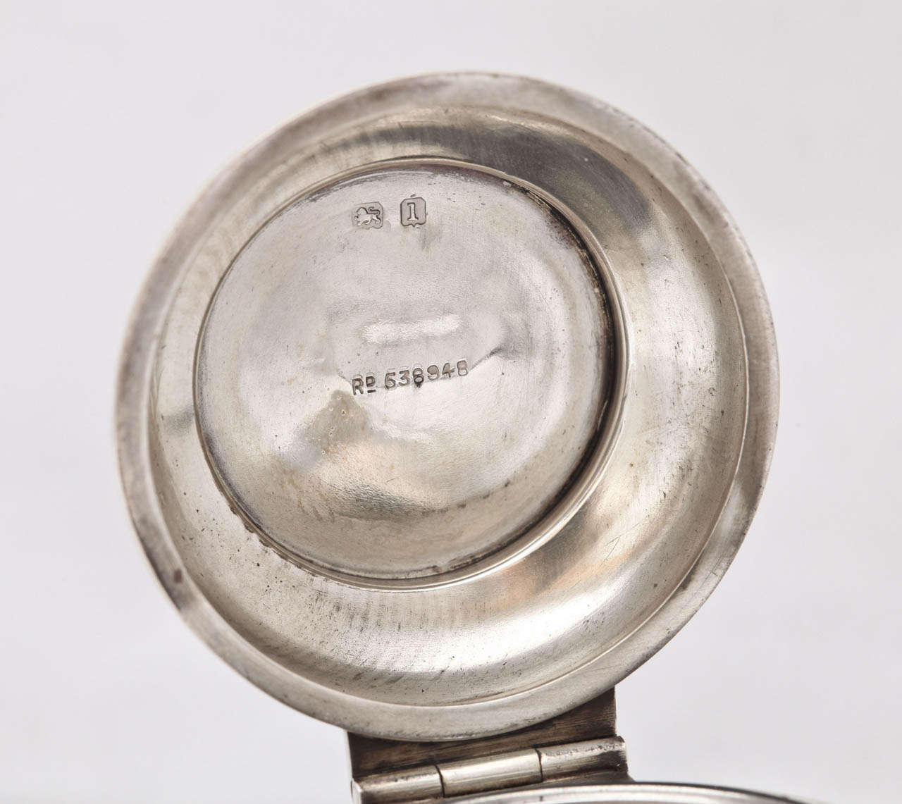 British Edwardian Sterling Silver Bell Form Inkwell