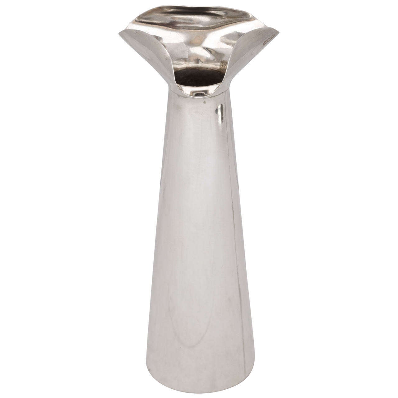 Unusual Sterling Silver Edwardian Bud Vase at 1stDibs