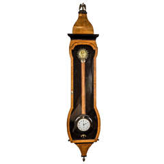 Antique Very Unusual Osculating Vienna Animated Wall Regulator, circa 1830