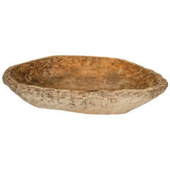 Large Antique Pine Bowl 10
