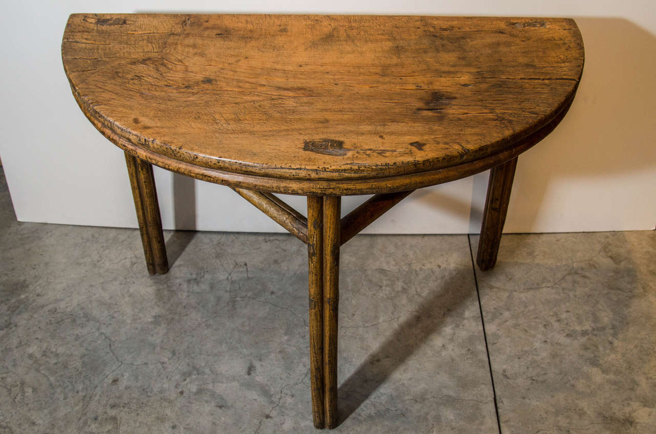 Antique Half Moon Table at 1stDibs antique half table, half moon