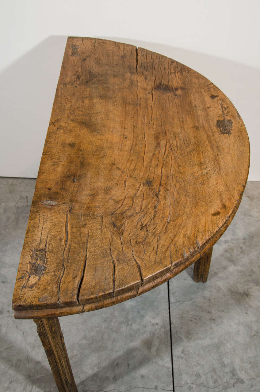 Antique Half Moon Table at 1stDibs antique half table, half moon