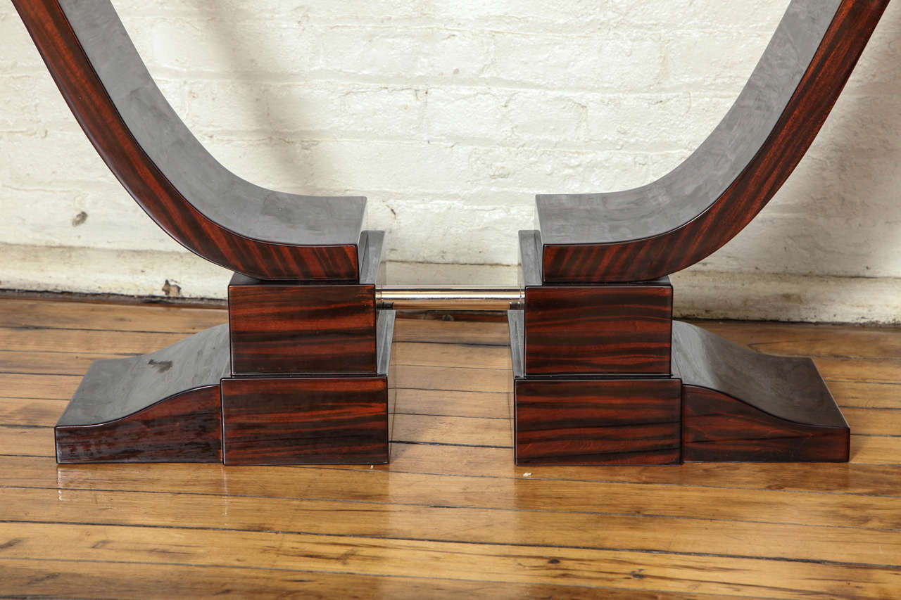 French Elegant Art Deco Console Table For Sale