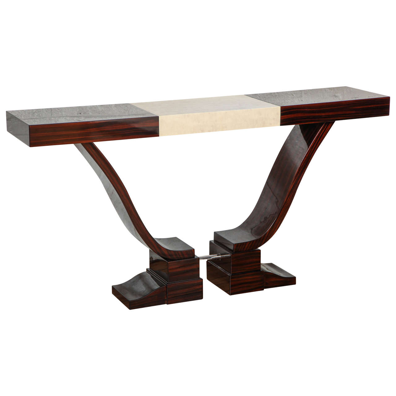 Elegant Art Deco Console Table For Sale