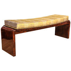 Art Deco Bench For Sale at 1stDibs