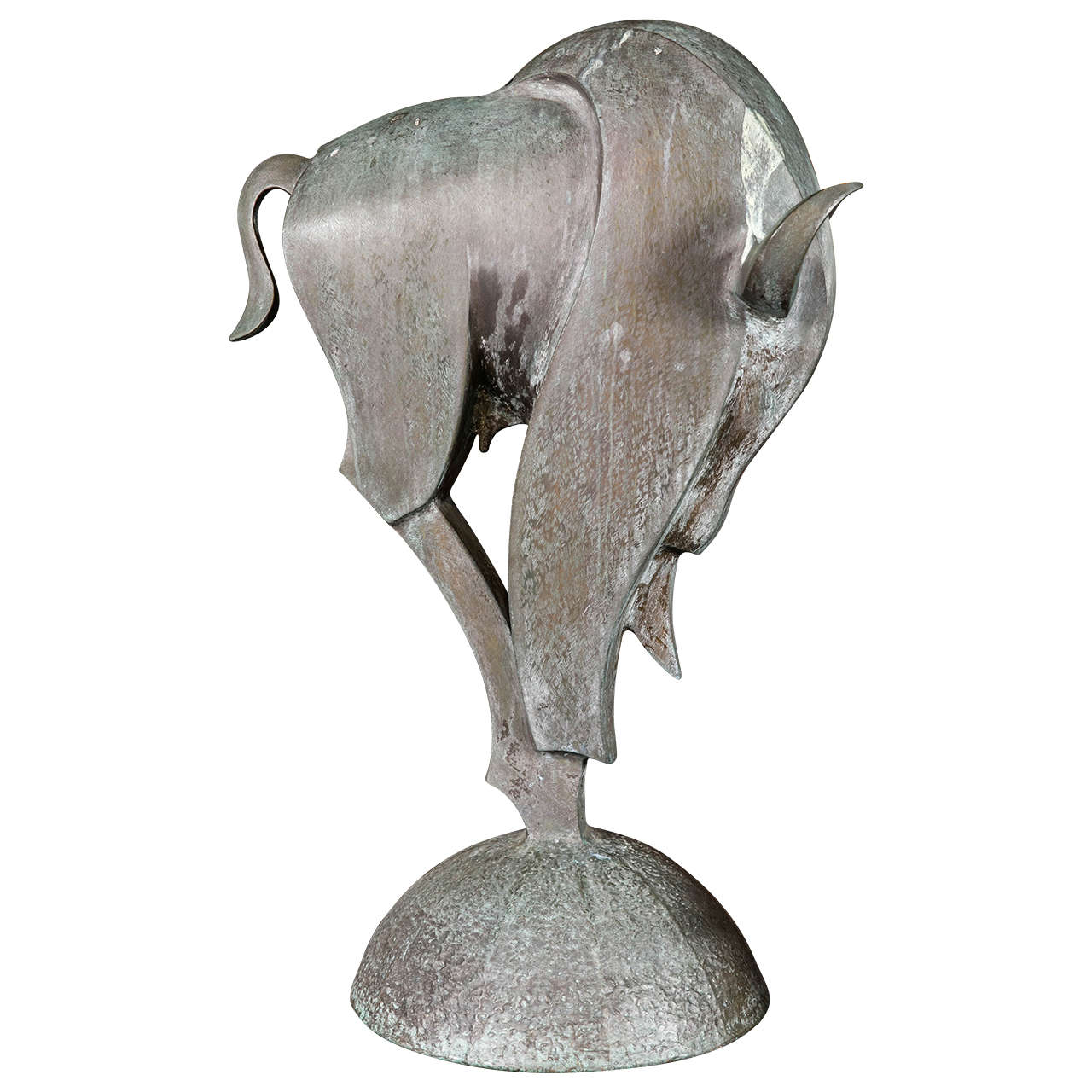 Art Deco Style Bronze Bull For Sale