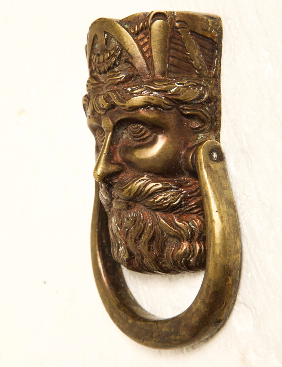 19th Century Irish Figural Door Knocker In Good Condition In New York, NY