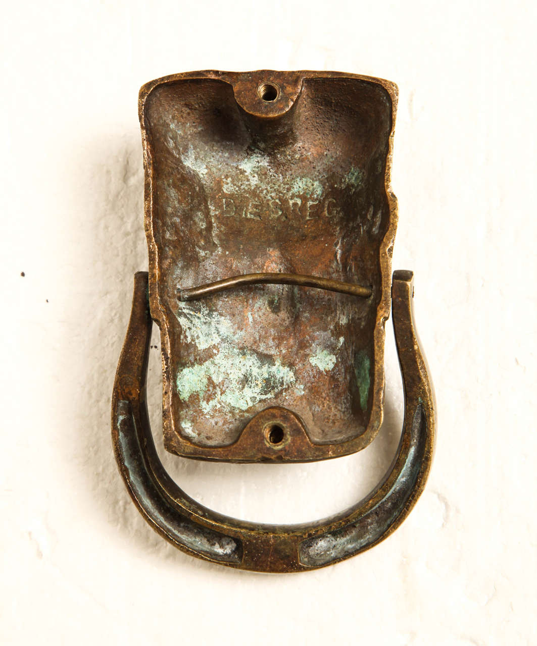 Bronze 19th Century Irish Figural Door Knocker