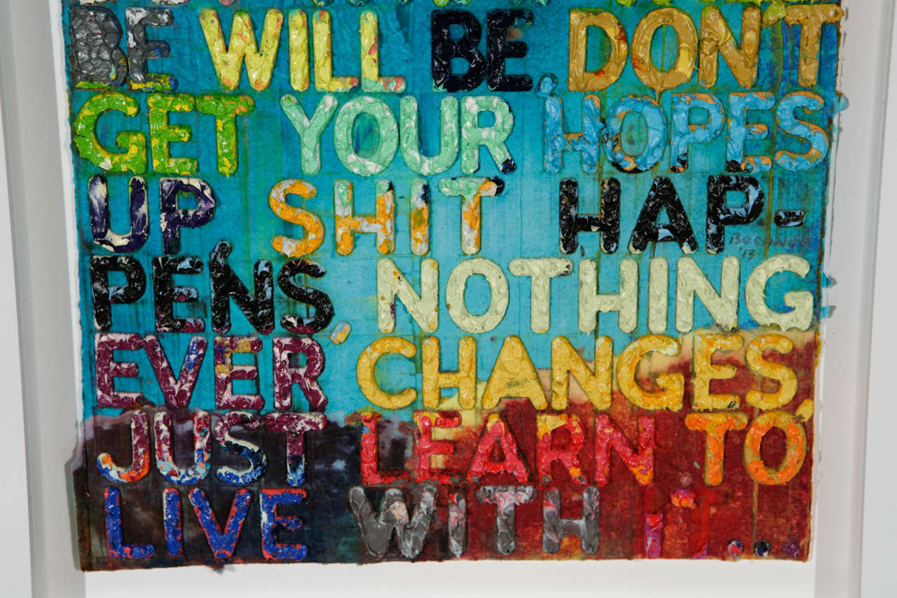 mel bochner oh well