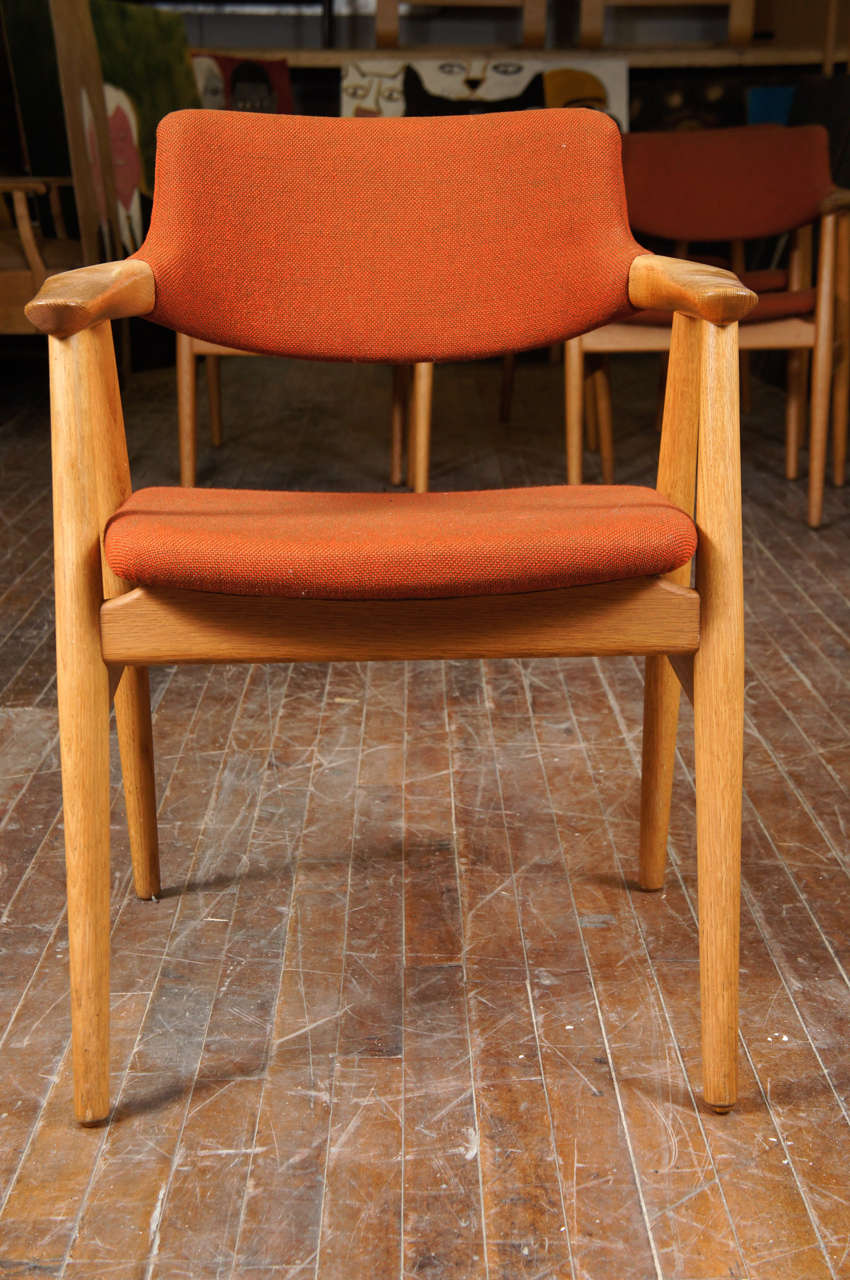 Six Danish Modern Dining Chairs by Erik Kirkegaard  In Good Condition In Hudson, NY