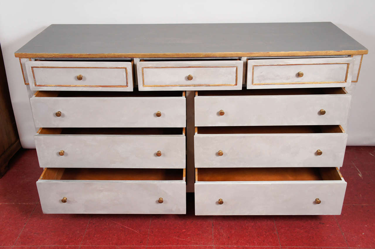 Unknown Directoire-Style 9-Drawer Dresser